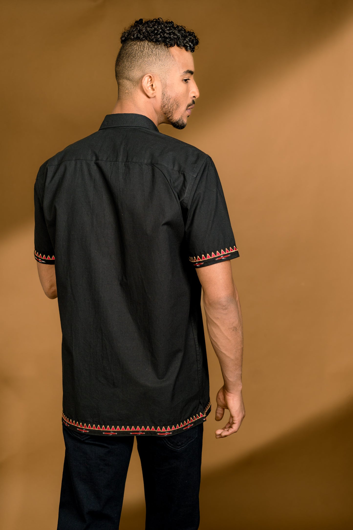 Limited Edition - Embroidered Shirt (Black)