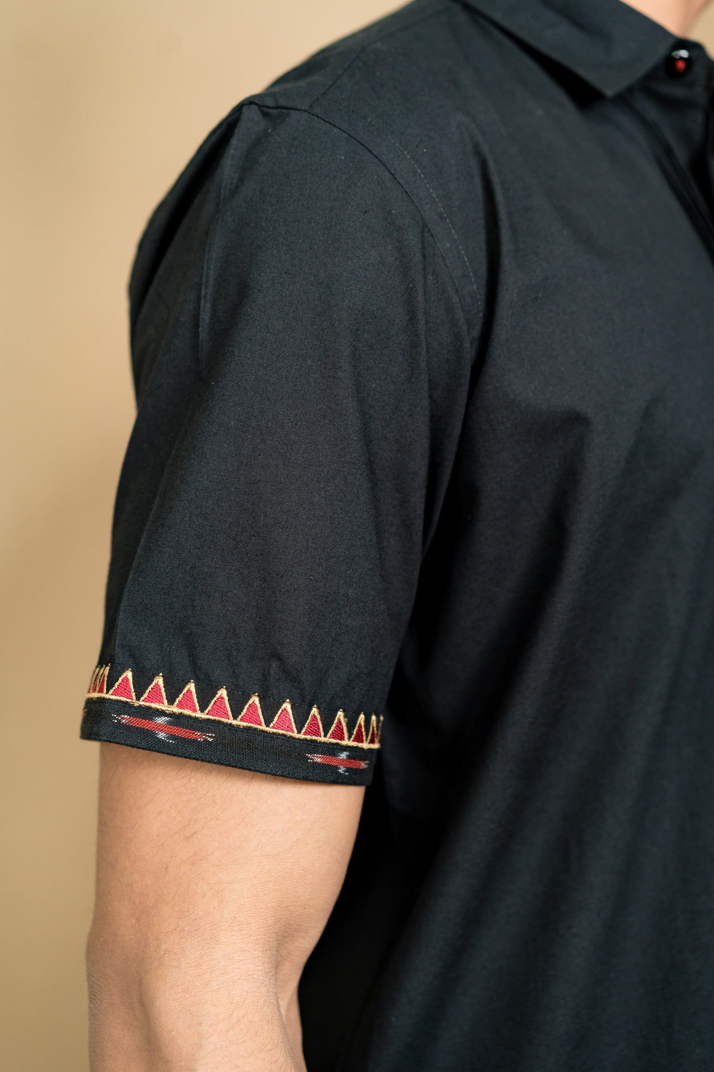 Limited Edition - Embroidered Shirt (Black)