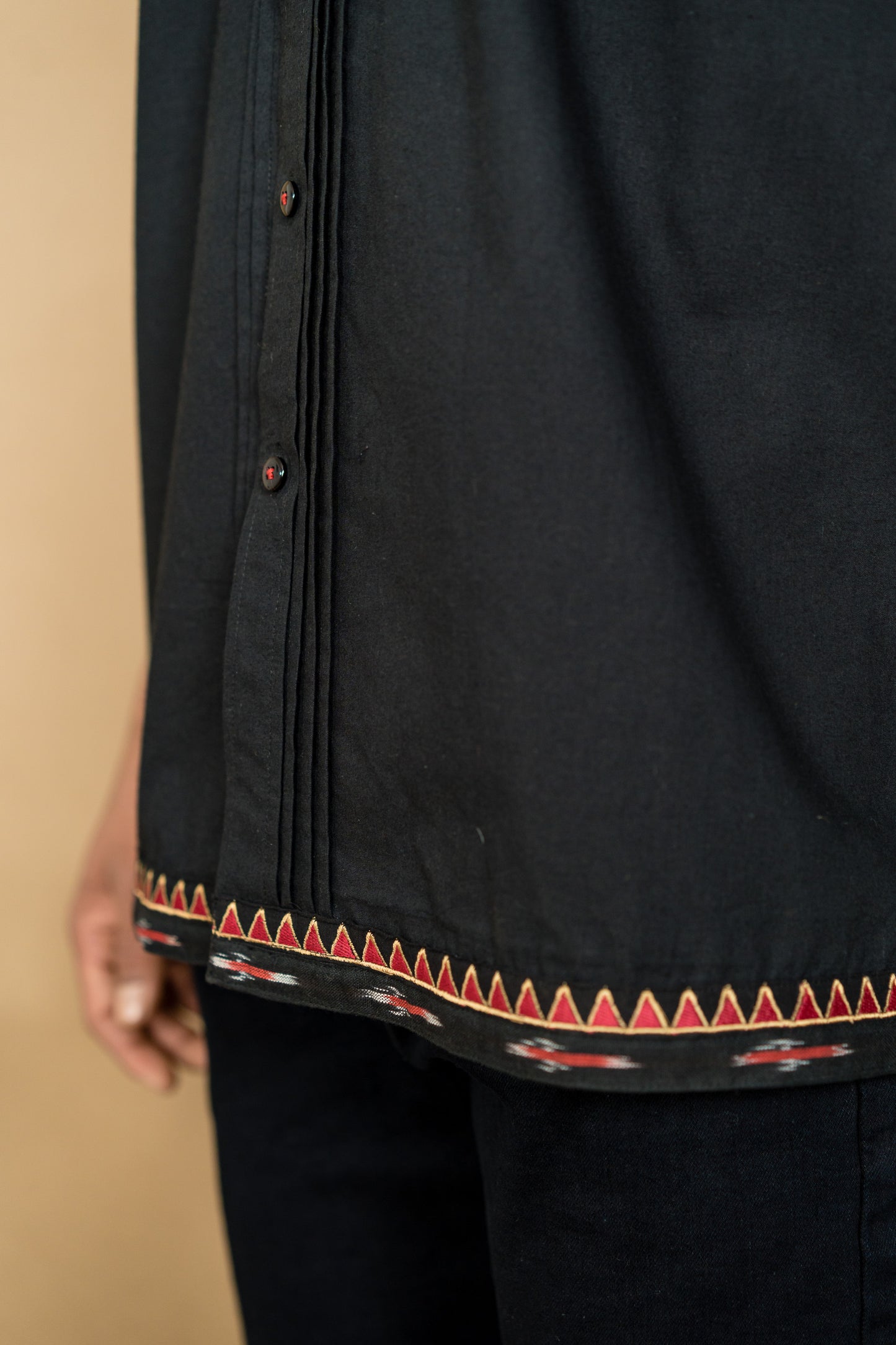 Limited Edition - Embroidered Shirt (Black)